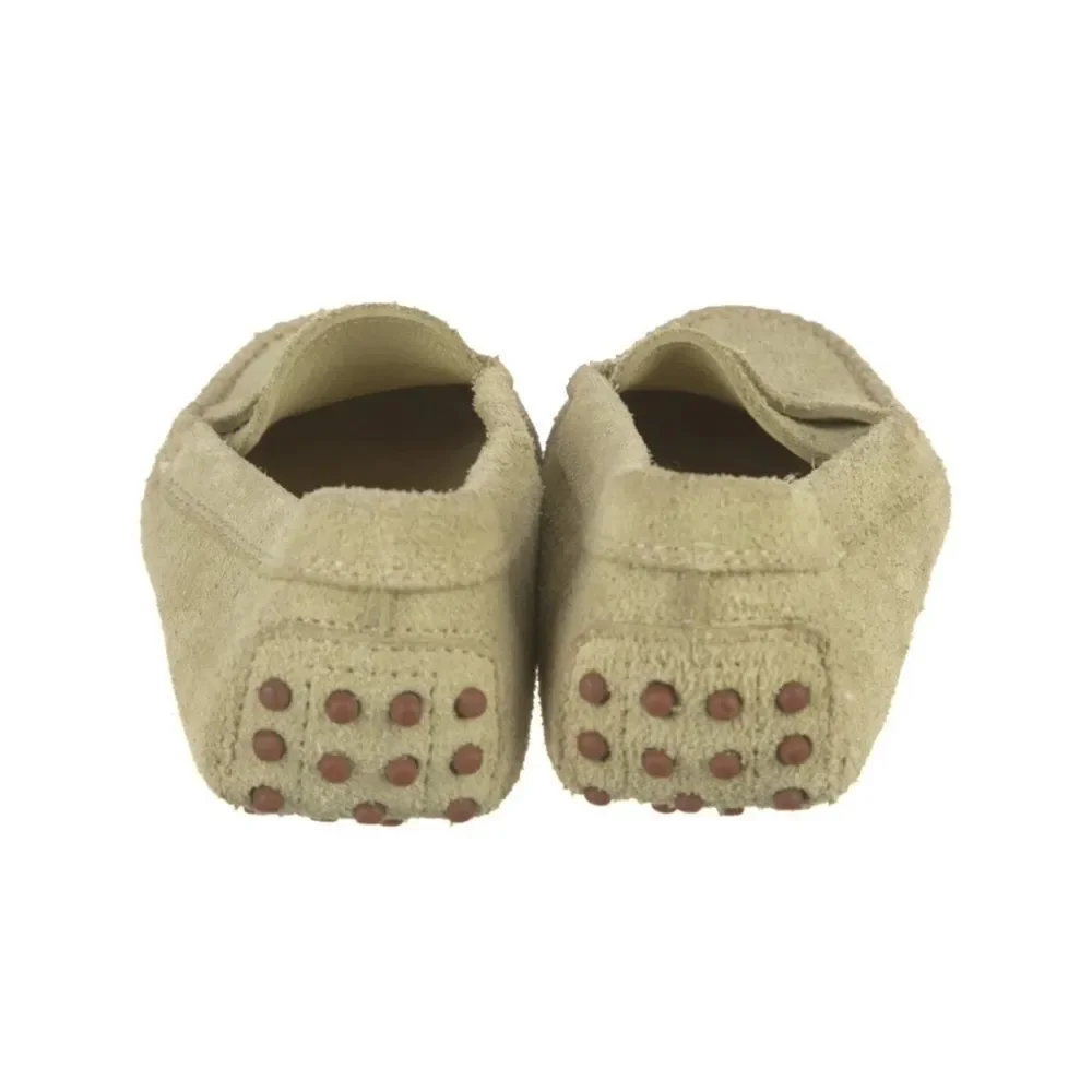 Tod's Kids Tan Suede Loafers